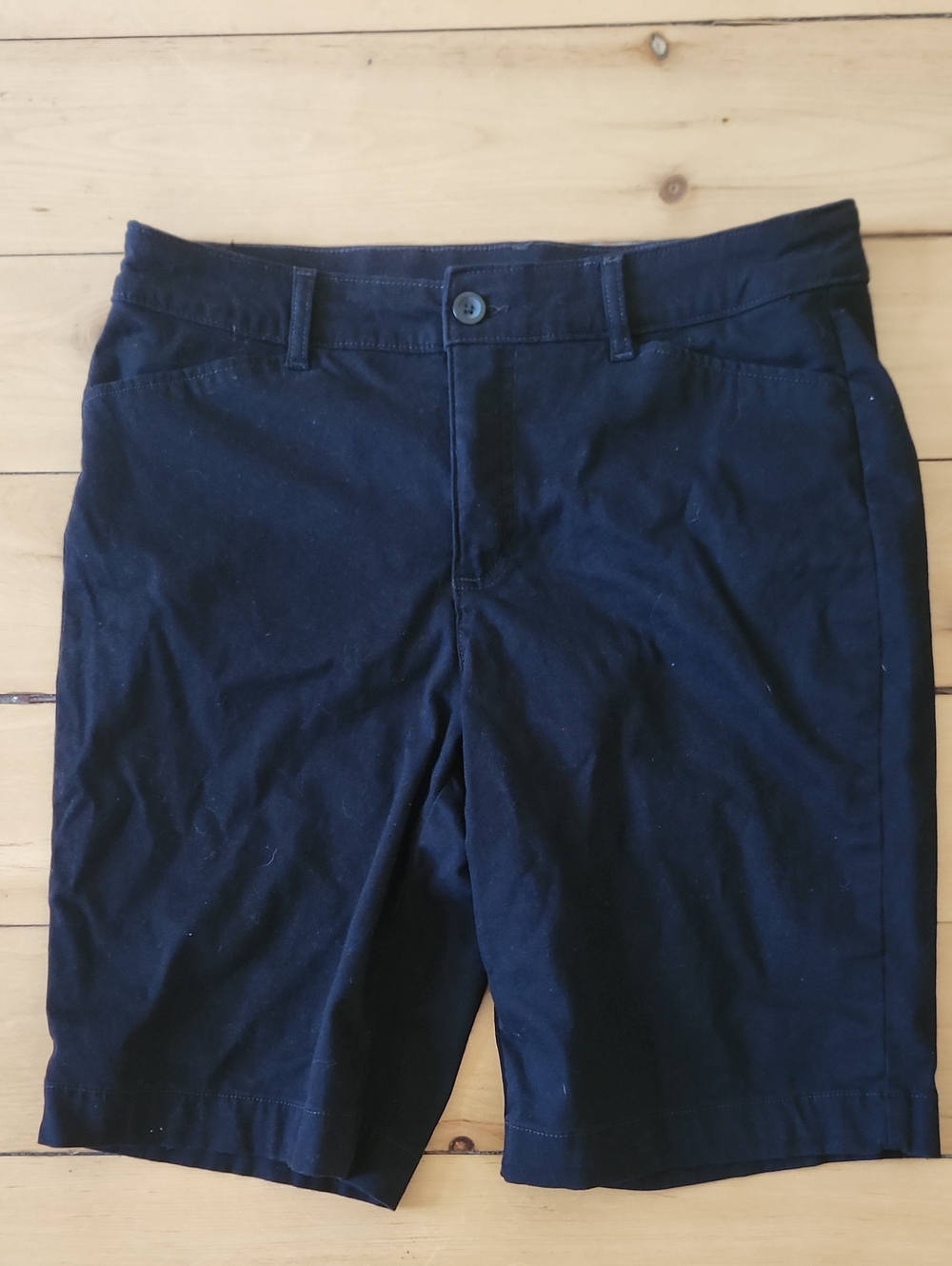 St. John's Bay Black Chino Shorts
